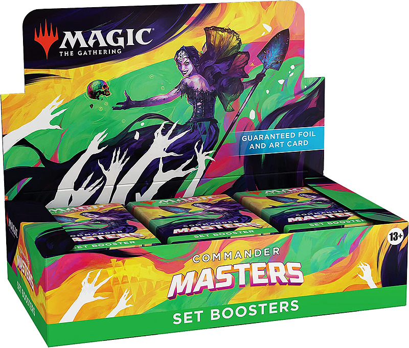 MTG Commander Masters Set Booster Display Cover