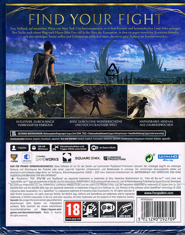 Forspoken (AT-PEGI) Rueckseite