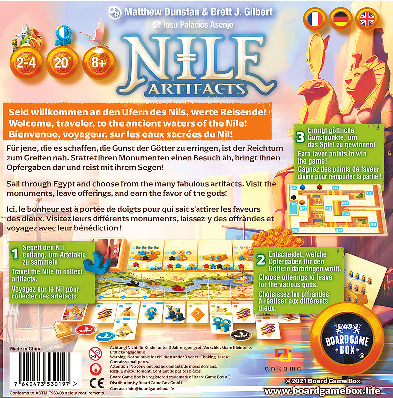 Nile Artifacts Rueckseite