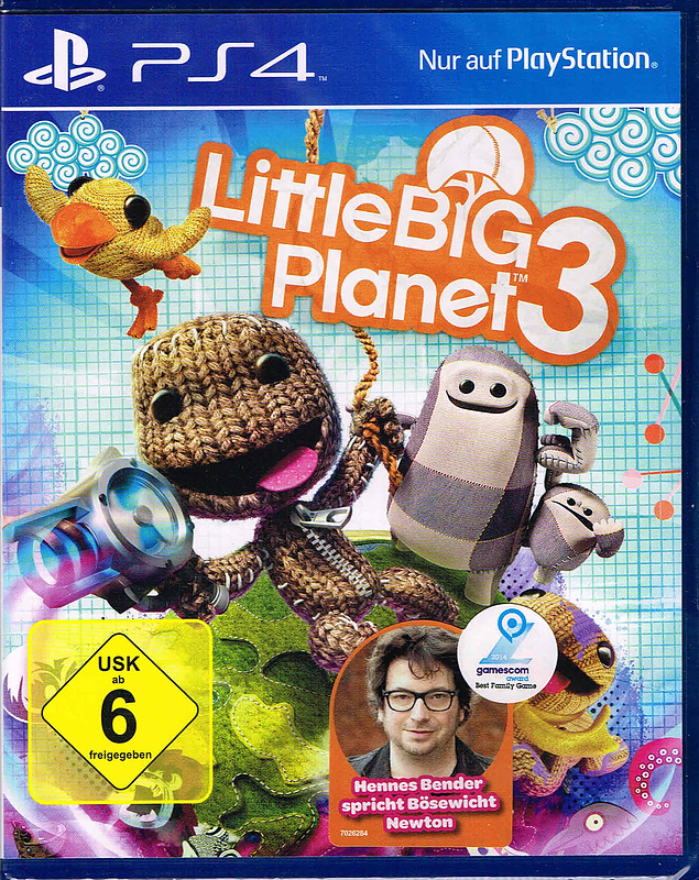 LittleBigPlanet 3 PS4 Hits Cover