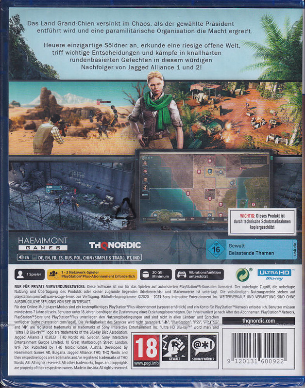 Jagged Alliance 3 Rueckseite