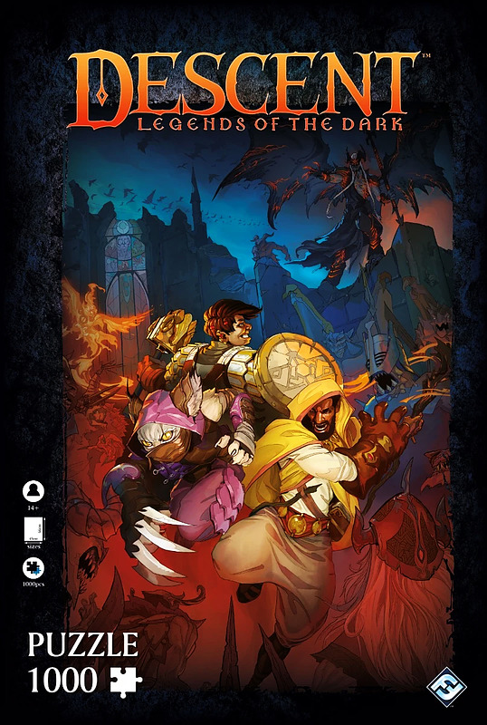 Descent Legenden der Finsternis Puzzle Cover