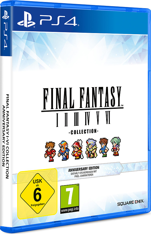 Final Fantasy I to VI Pixel Remaster Classic Cover