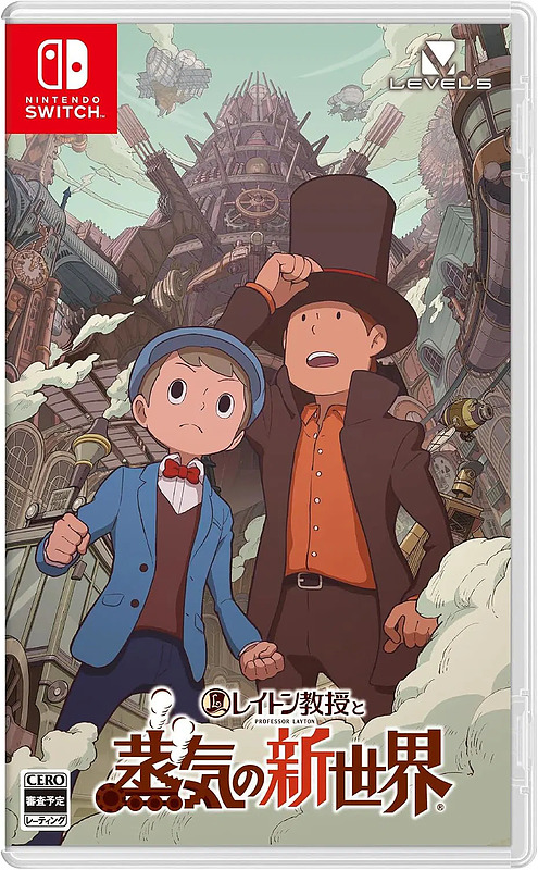 Professor Layton and The New World of Steam (Asien-Import) Cover