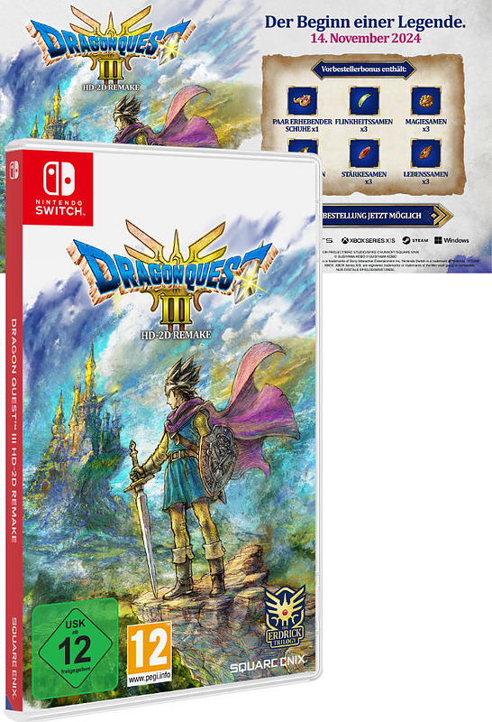 Dragon Quest 3 HD-2D Remake + 6 Boni Cover