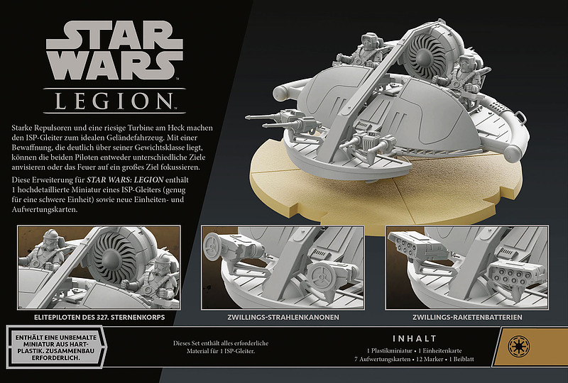 Star Wars: Legion ISP-Gleiter Rueckseite