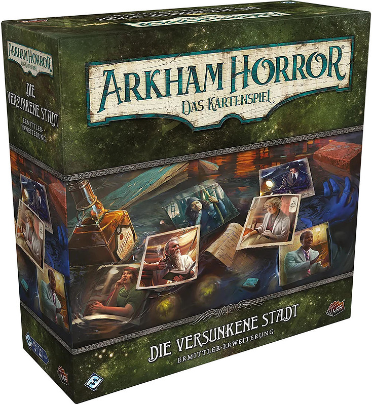 Arkham Horror: LCG - Die Versunkene Stadt Erm. Cover