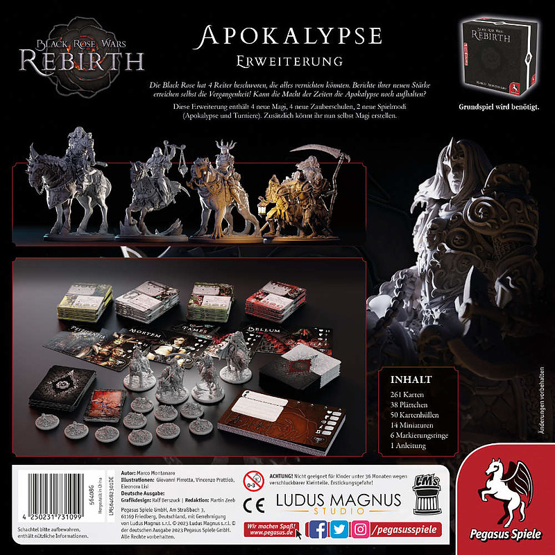Black Rose Wars - Rebirth: Apokalypse Rueckseite