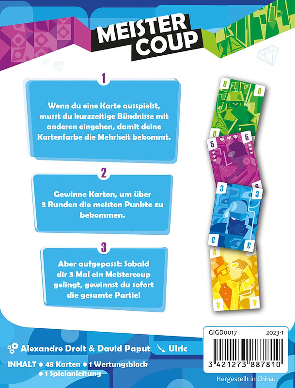Meistercoup Rueckseite