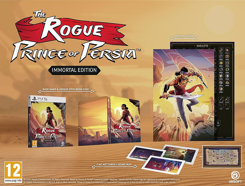 The Rogue Prince of Persia Immortal Edition (PEGI) Rueckseite