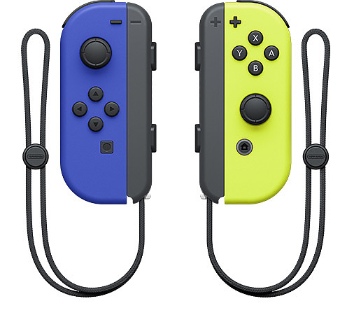 Nintendo Switch Joy-Con 2er-Set Blau/Neon Gelb Cover