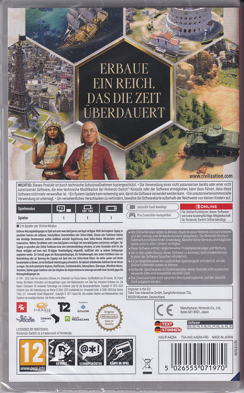 Civilization 7 (AT-PEGI) Rueckseite