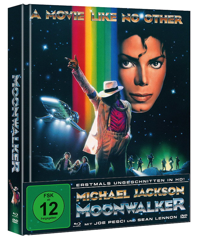 Moonwalker Mediabook (Blu-ray + DVD) Cover