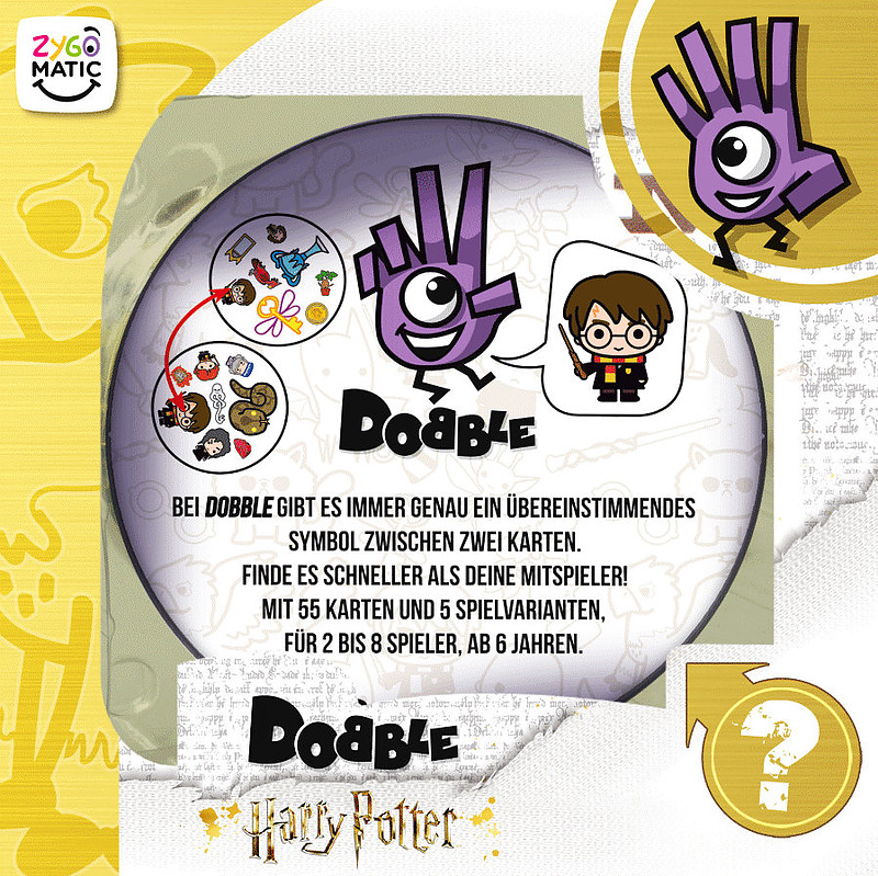 Dobble Harry Potter Rueckseite