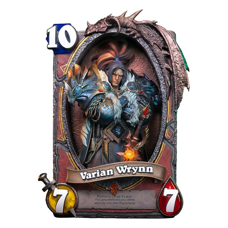 Hearthstone 3D Art Frame Statue Varian Wrynn Cover