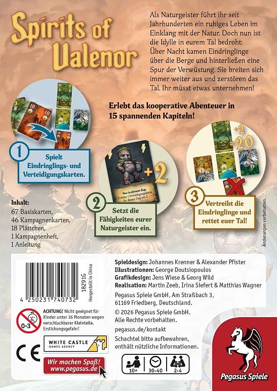 Spirits of Valenor Rueckseite