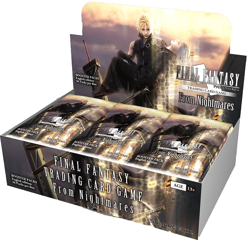 Final Fantasy TCG From Nightmares Booster Display Cover