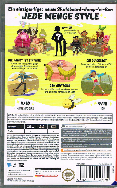 Olli Olli World Rueckseite