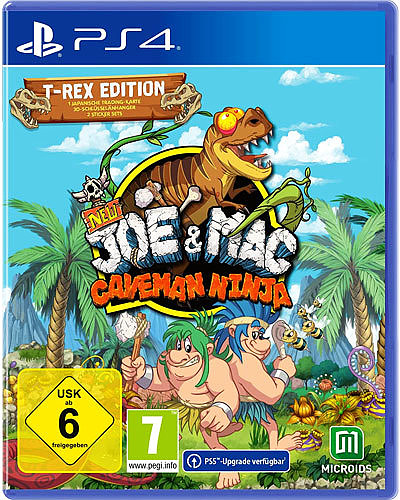 New Joe & Mac: Caveman Ninja T-Rex Edition Cover