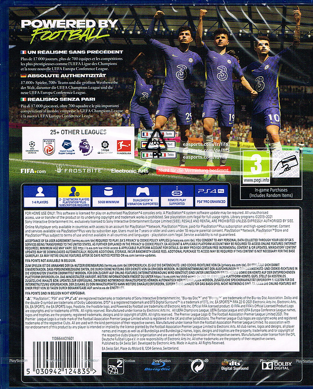 FIFA 22 Rueckseite