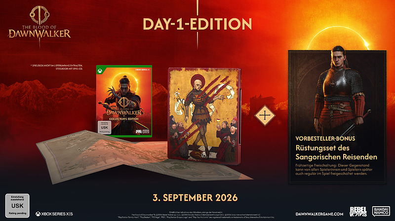 The Blood of Dawnwalker Day 1 Steelbook Edition Rueckseite