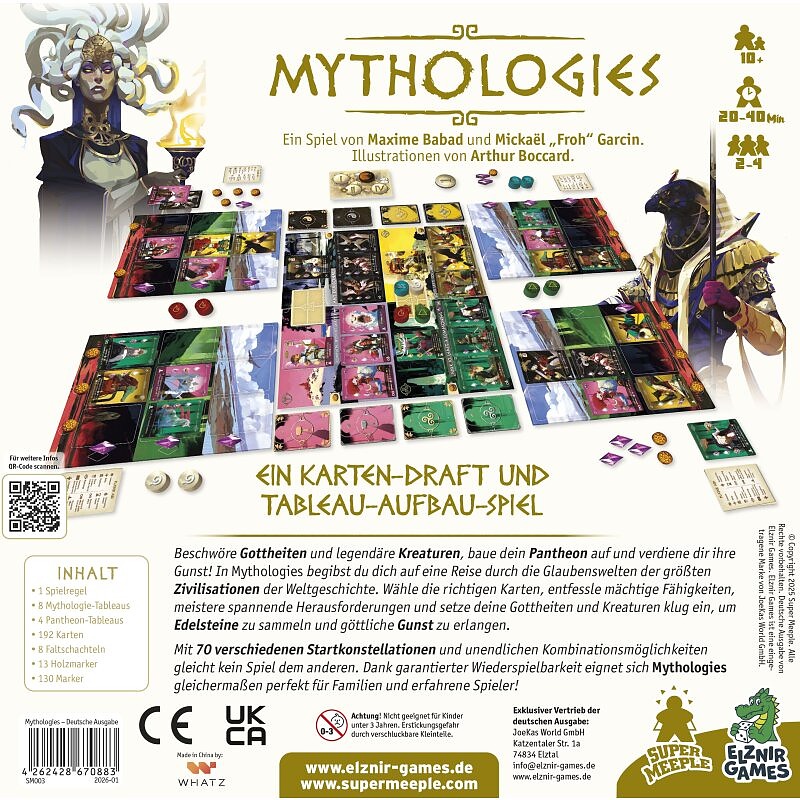 Mythologies Rueckseite