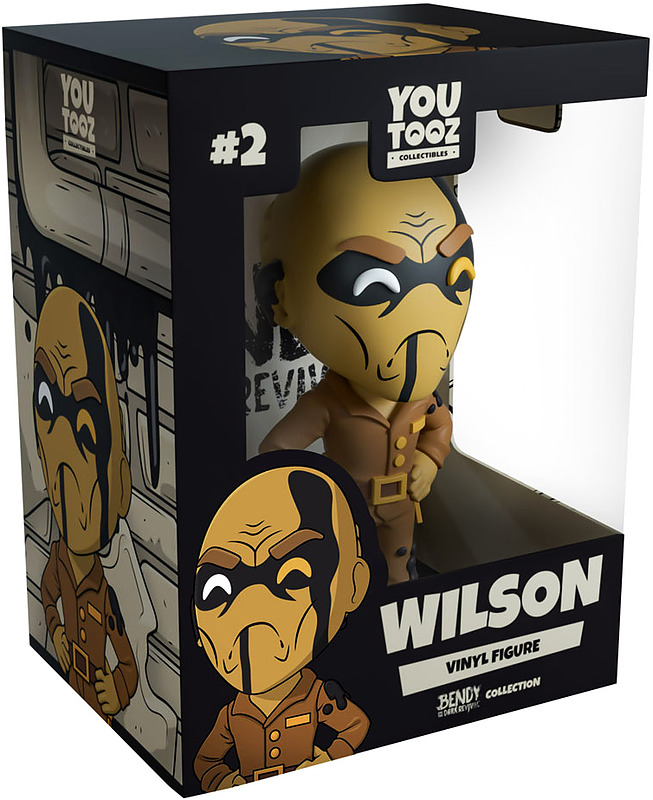 Bendy and The Dark Revival Vinyl Figur Wilson Rueckseite
