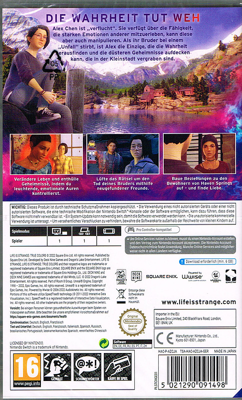 Life is Strange: True Colors Rueckseite