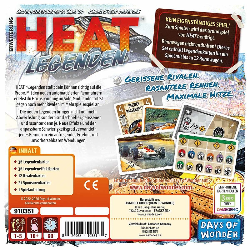 Heat: Legenden Rueckseite