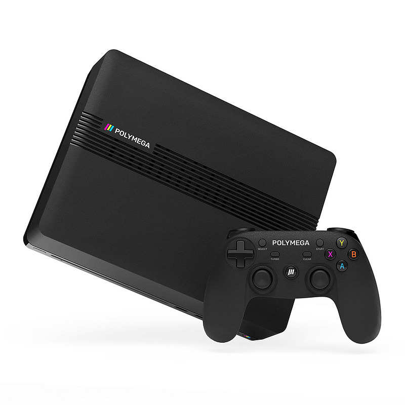 Polymega Base Unit + Wireless Controller Black Cover