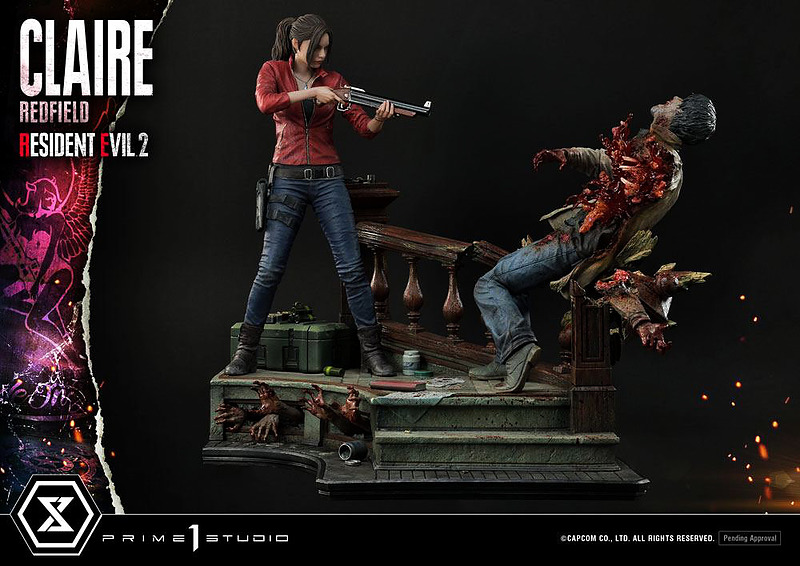 Resident Evil 2 Statue Claire Redfield Cover