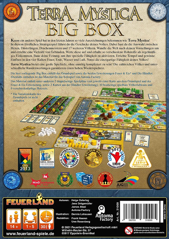 Terra Mystica - Big Box Rueckseite
