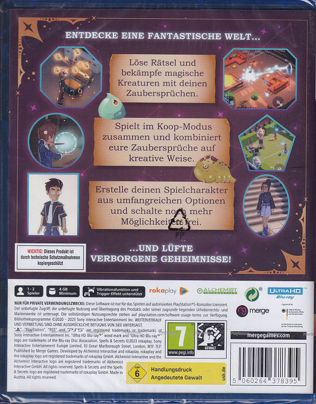 Spells & Secrets Rueckseite