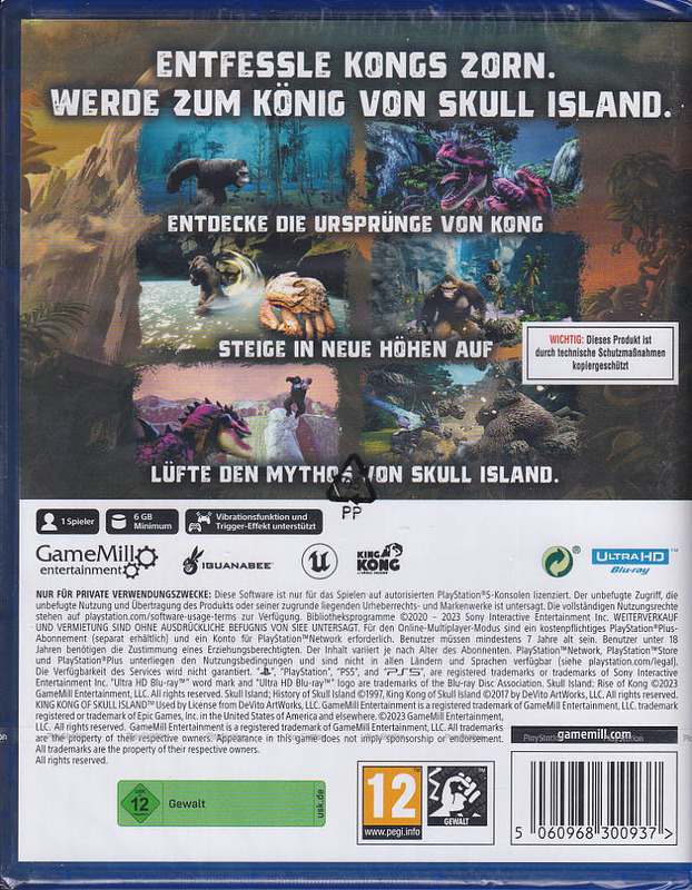 Skull Island: Rise of Kong Rueckseite