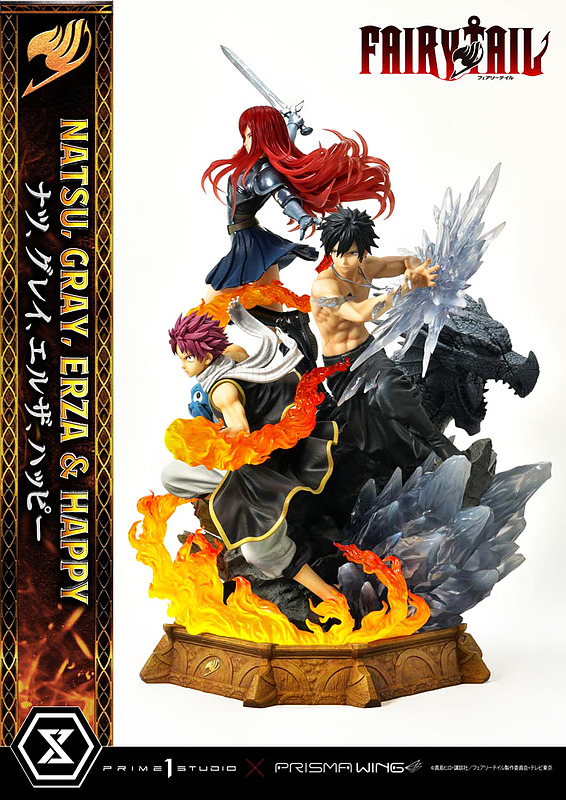 Fairy Tail PVC Statue 1/7 Natsu, Gray, Erza, Happy Cover