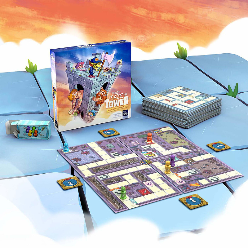 Magic Maze Tower Rueckseite