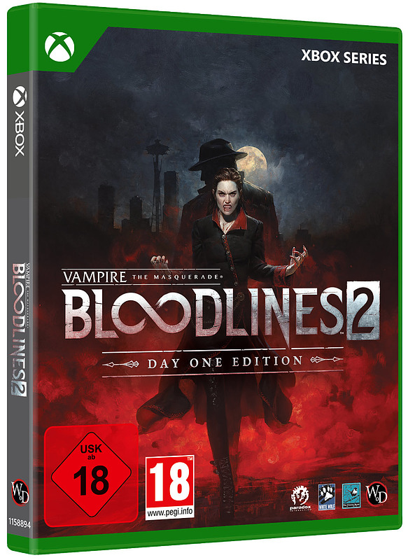 Vampire: The Masquerade Bloodlines 2 Day 1 Edition Cover