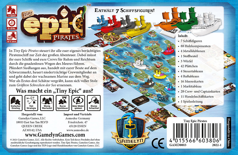 Tiny Epic Pirates Rueckseite