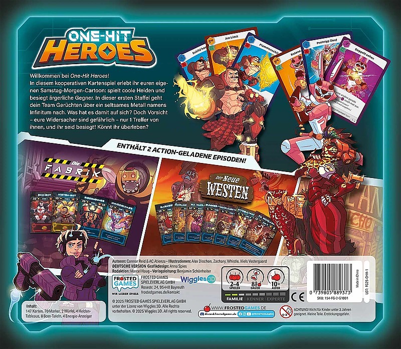 One Hit Heroes (B-Ware) Rueckseite