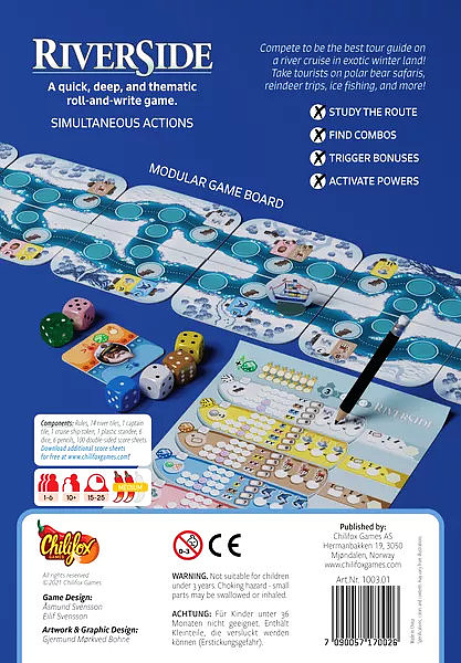Riverside (Englisch) Rueckseite