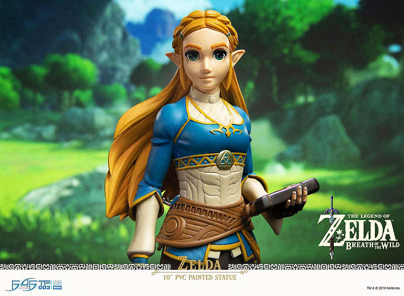 Legend of Zelda Breath of the Wild Zelda Statue Rueckseite