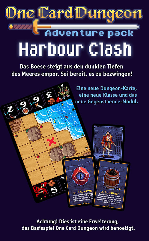 One Card Dungeon: Harbour Clash Cover