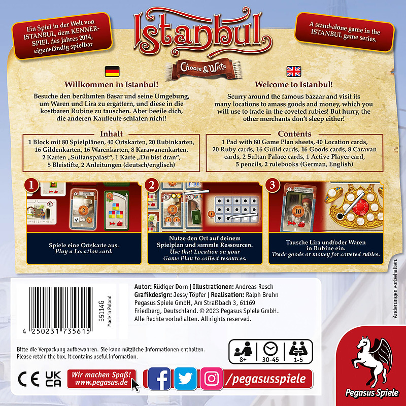 Istanbul - Choose & Write Rueckseite