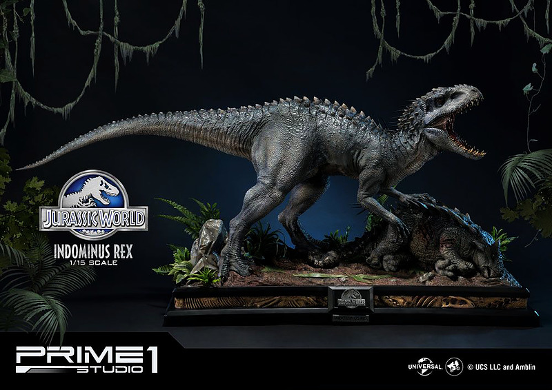 Jurassic World Statue 1/15 Indominus Rex Rueckseite