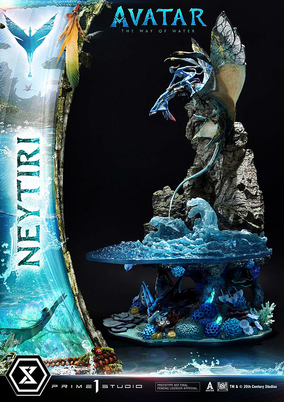 Avatar Way of Water Statue Neytiri Rueckseite