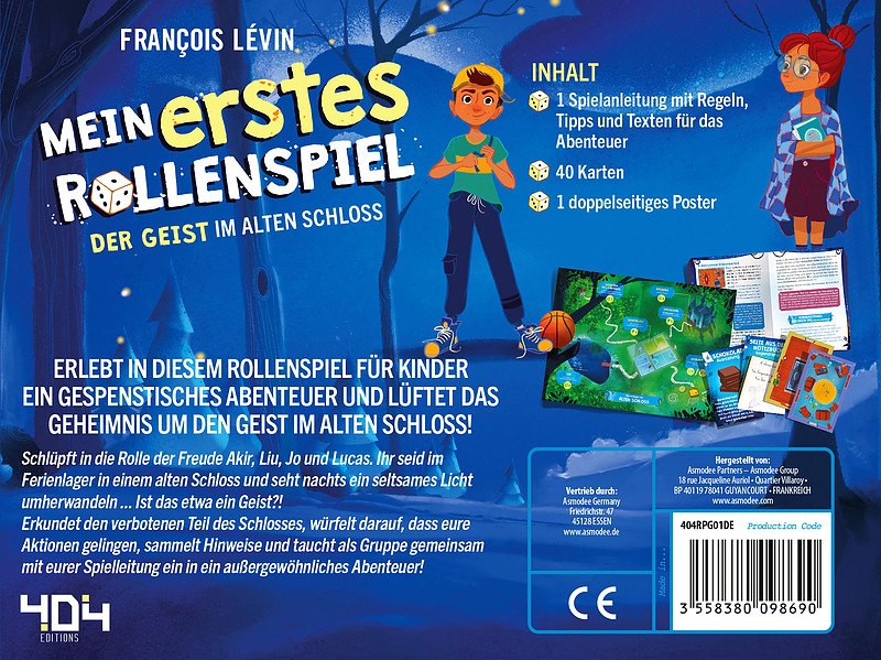Mein erstes Rollenspiel: Der Geist im alten Schlos Rueckseite