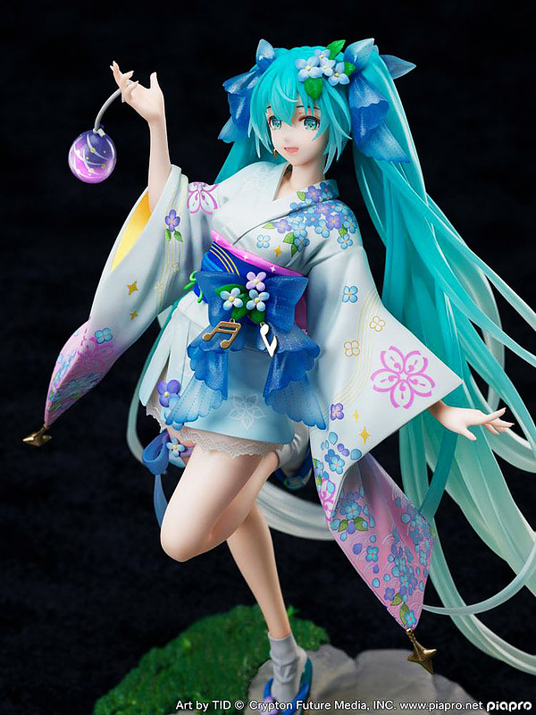 Hatsune Miku PVC Statue 1/7 Summer Fireworks Rueckseite