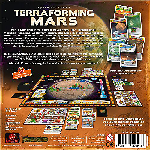 Terraforming Mars Rueckseite