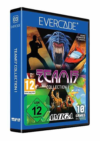 Blaze Evercade Team 17 Amiga Collection 1Cartridge Cover
