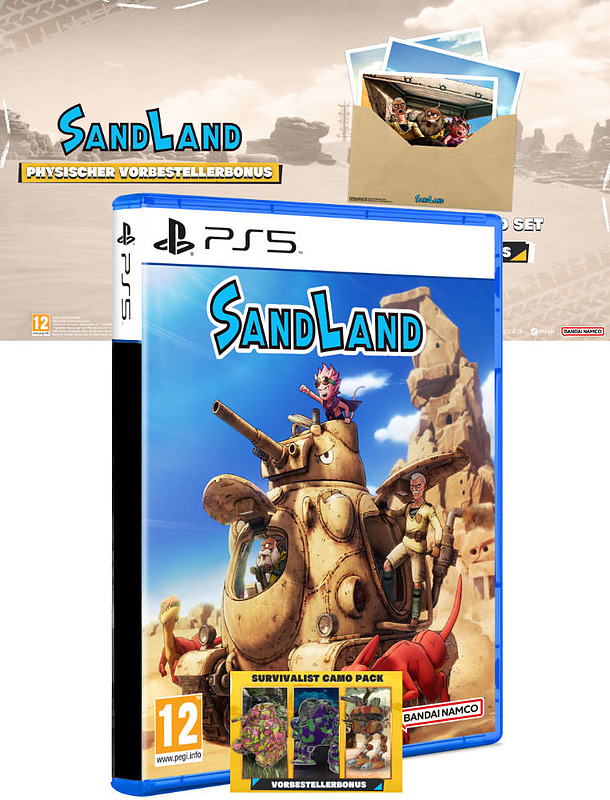 Sand Land + 4 Boni (AT-PEGI) Cover